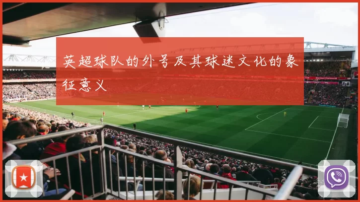 英超球队的外号及其球迷文化的象征意义