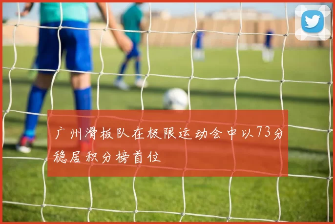 广州滑板队在极限运动会中以73分稳居积分榜首位